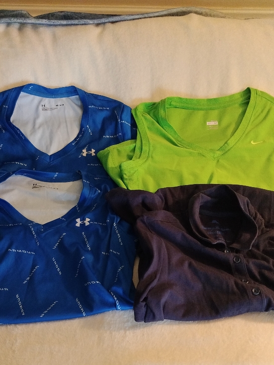 Under Armour Tops - Under Armour Nike Sleeveless Tommy Bahama Island Zone Shirt Bundle Women's M